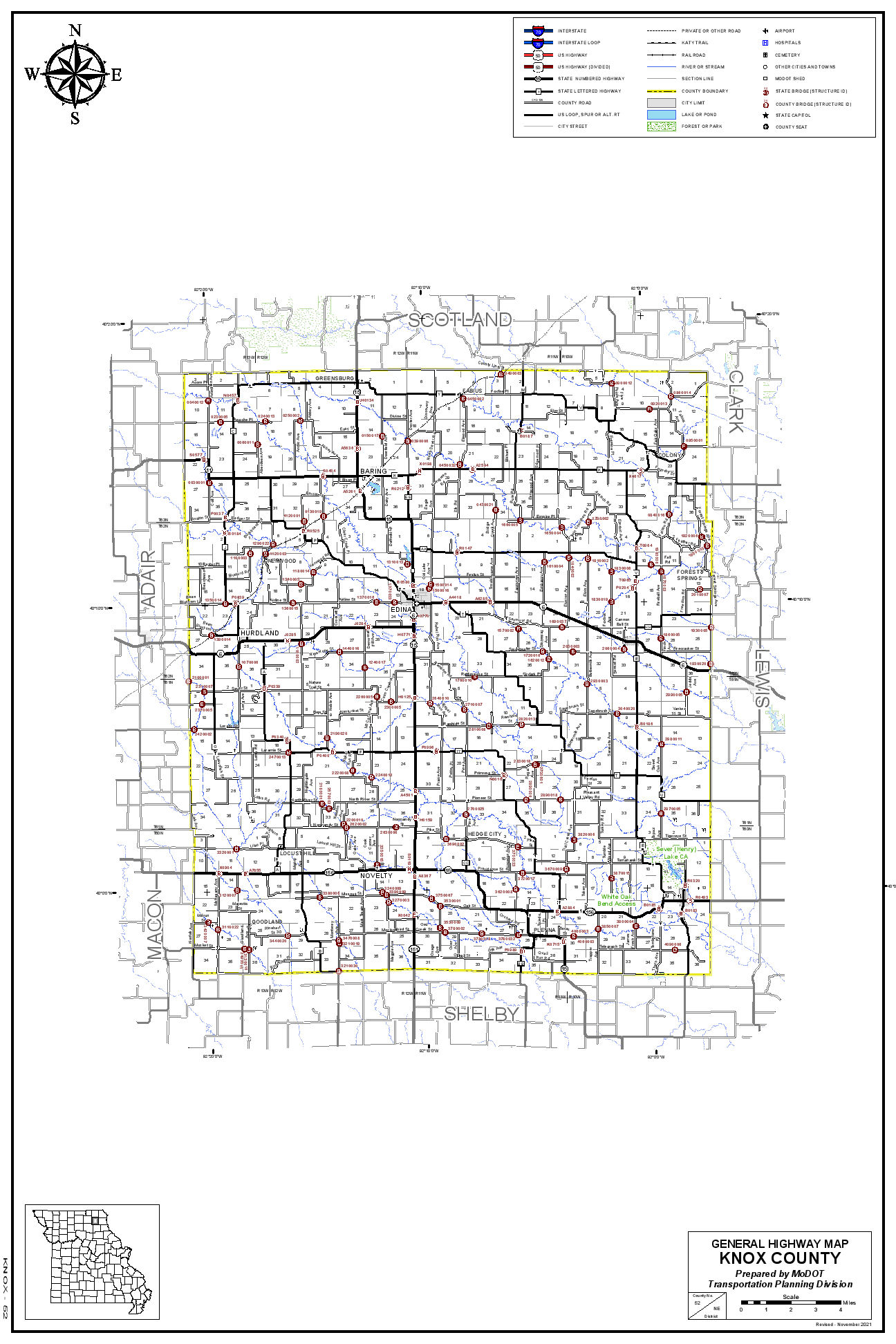 DOT Knox Co Map