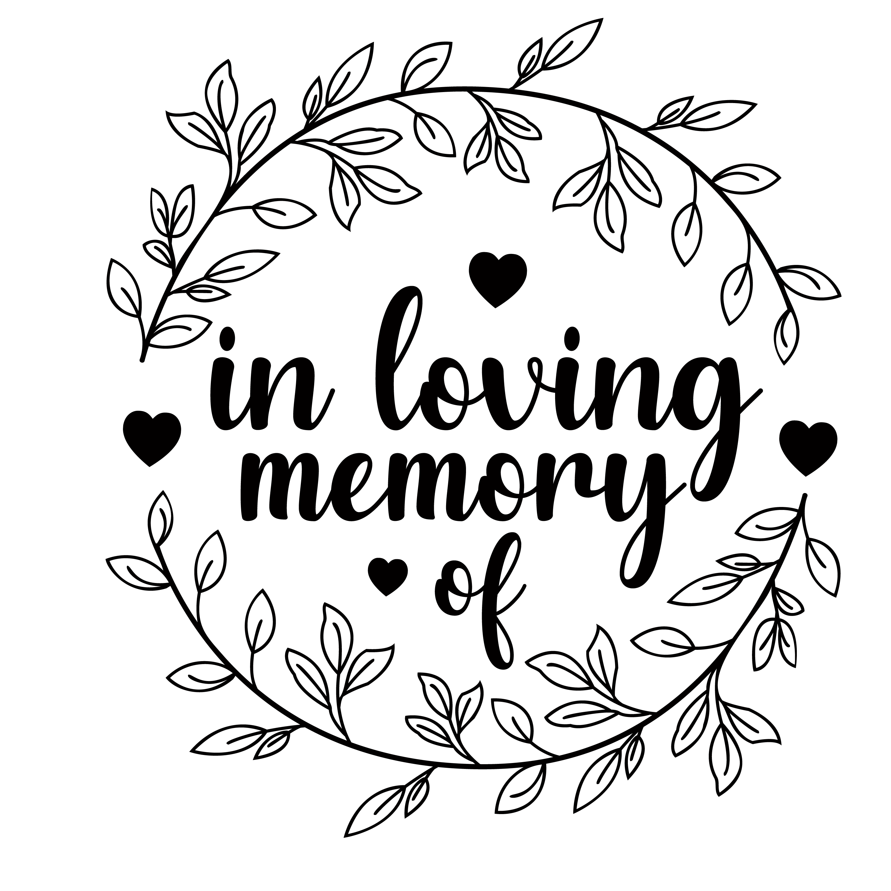 In loving memory Etsy